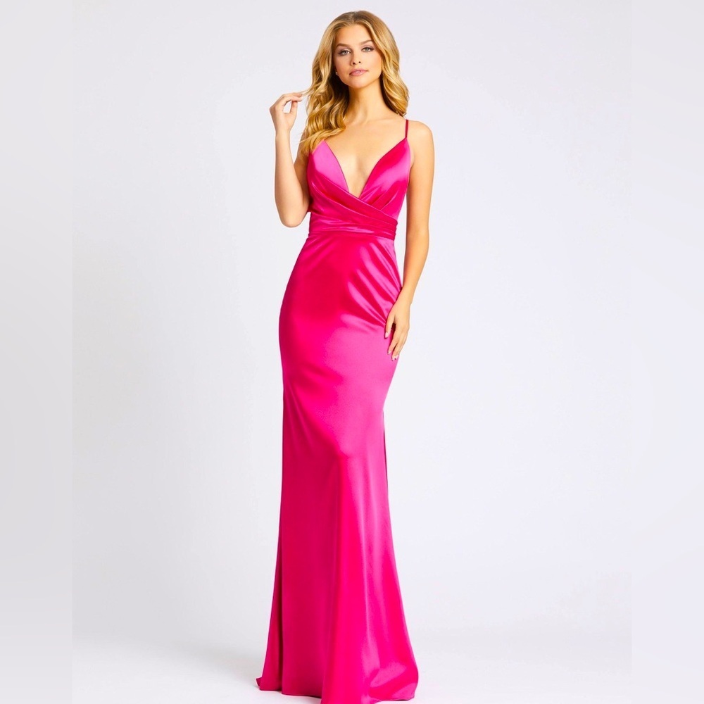 Mac Duggal Pink Maxi Dress